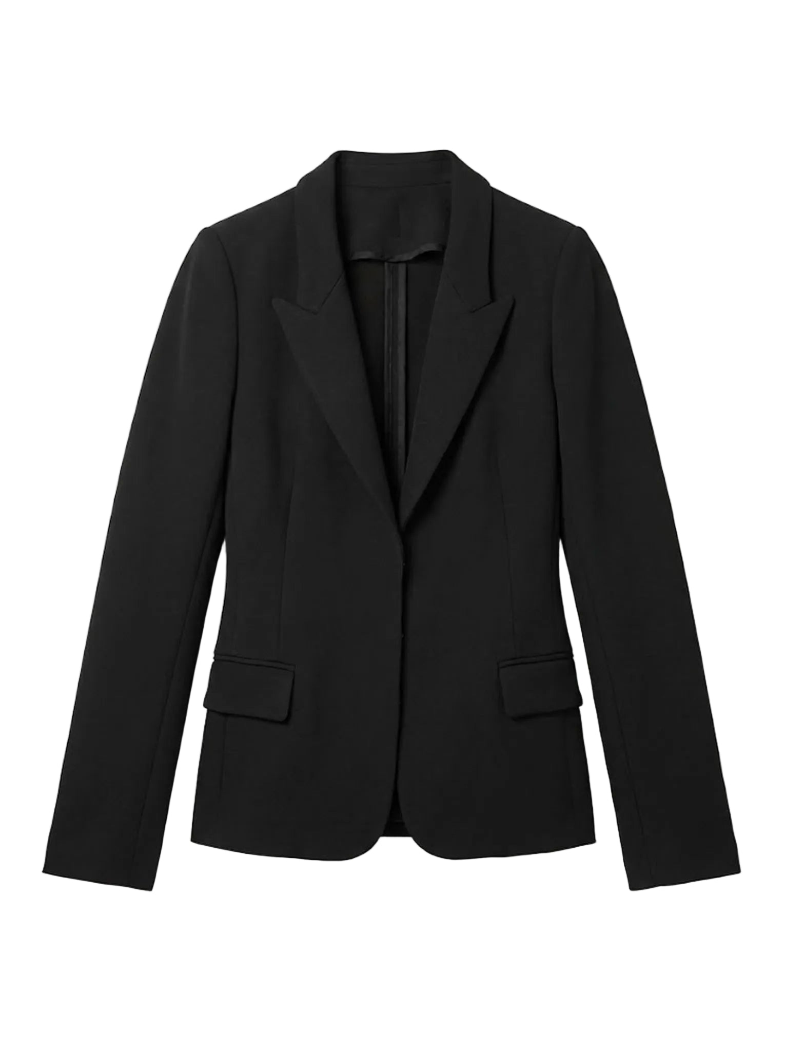 Black woman's blazer on a white  background