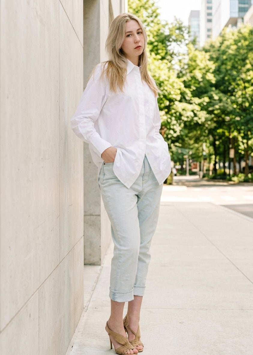 Carlyne Shirt White - Room 502