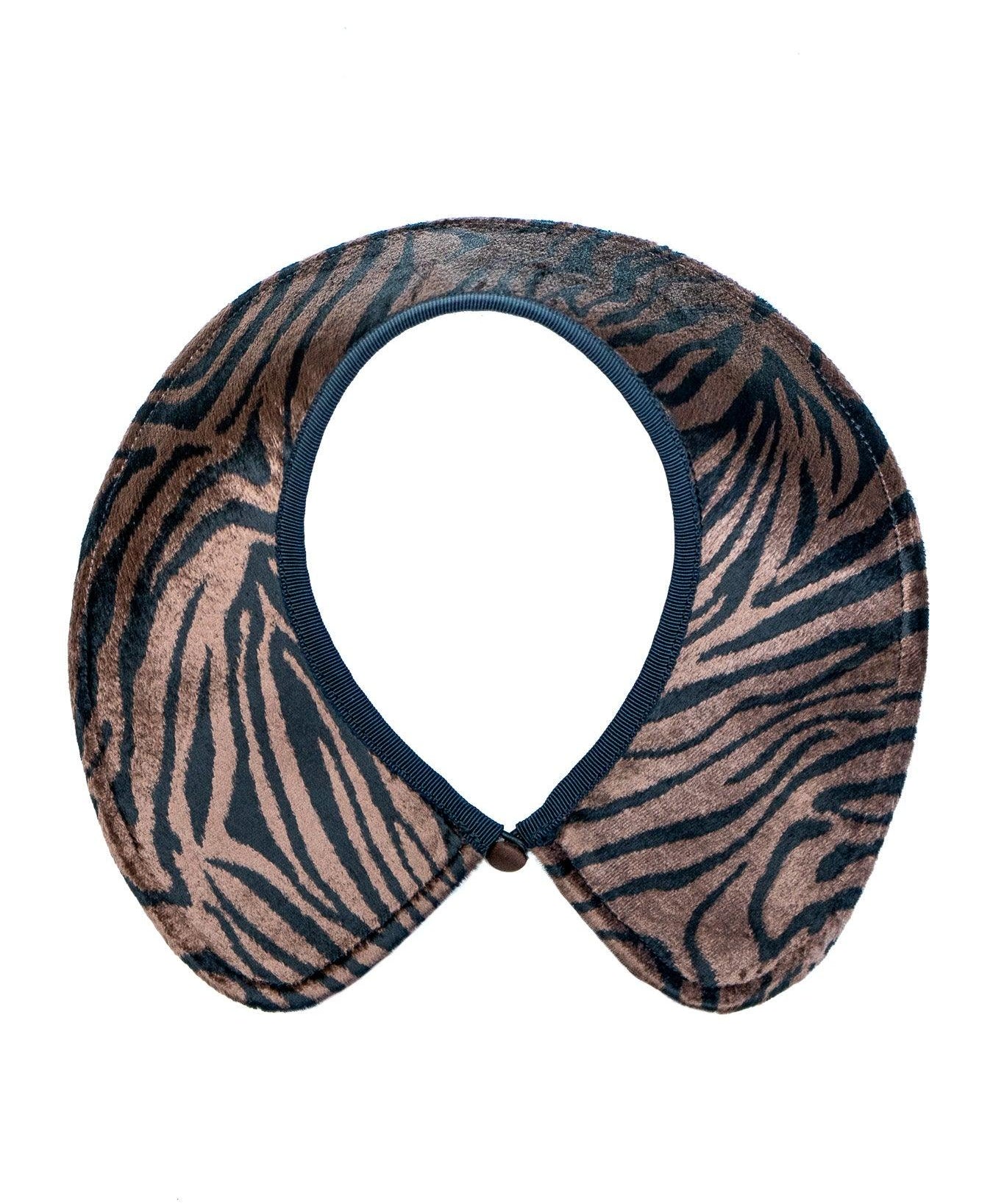 COLETTE DETACHABLE COLLAR | VELVET ZEBRA - Room 502