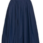 ENGINEERED COTTON SKIRT - LISA - BLUE INDIGO - Room 502