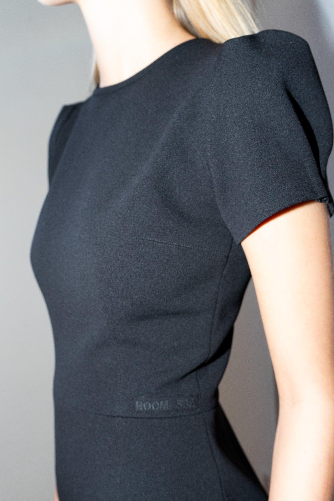 Paris Cap Sleeve Travel Dress Black | Room 502 10/42 Paris Cap Sleeve Travel Dress Black | Room 502 10/42