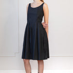 PRESTIGE SLEEVELESS DRESS - JULIETTE COTTON - BLACK - Room 502