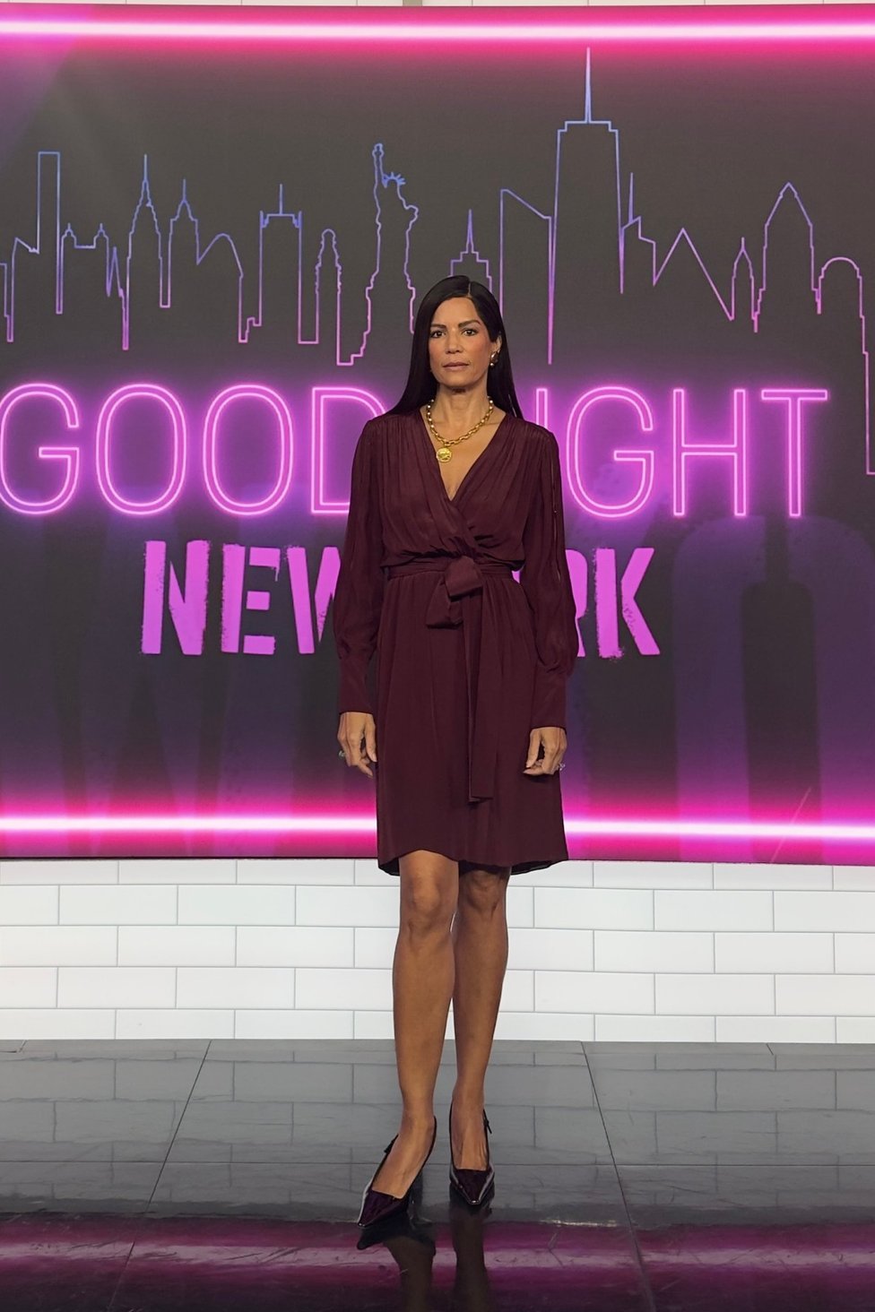 Beatrice Wrap Dress - Bordeaux - Room 502