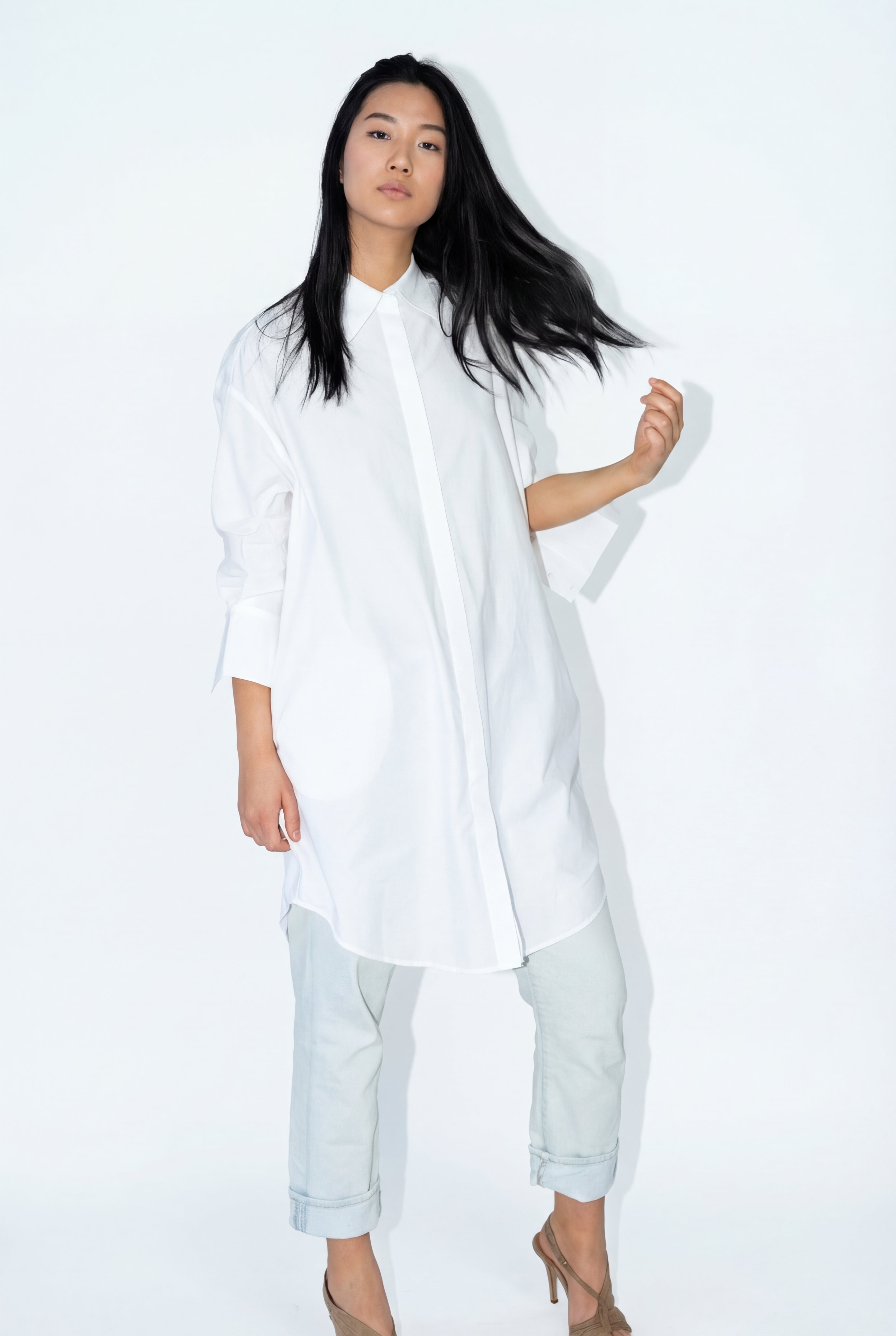 Sophie Caftan - White Cotton - Room 502