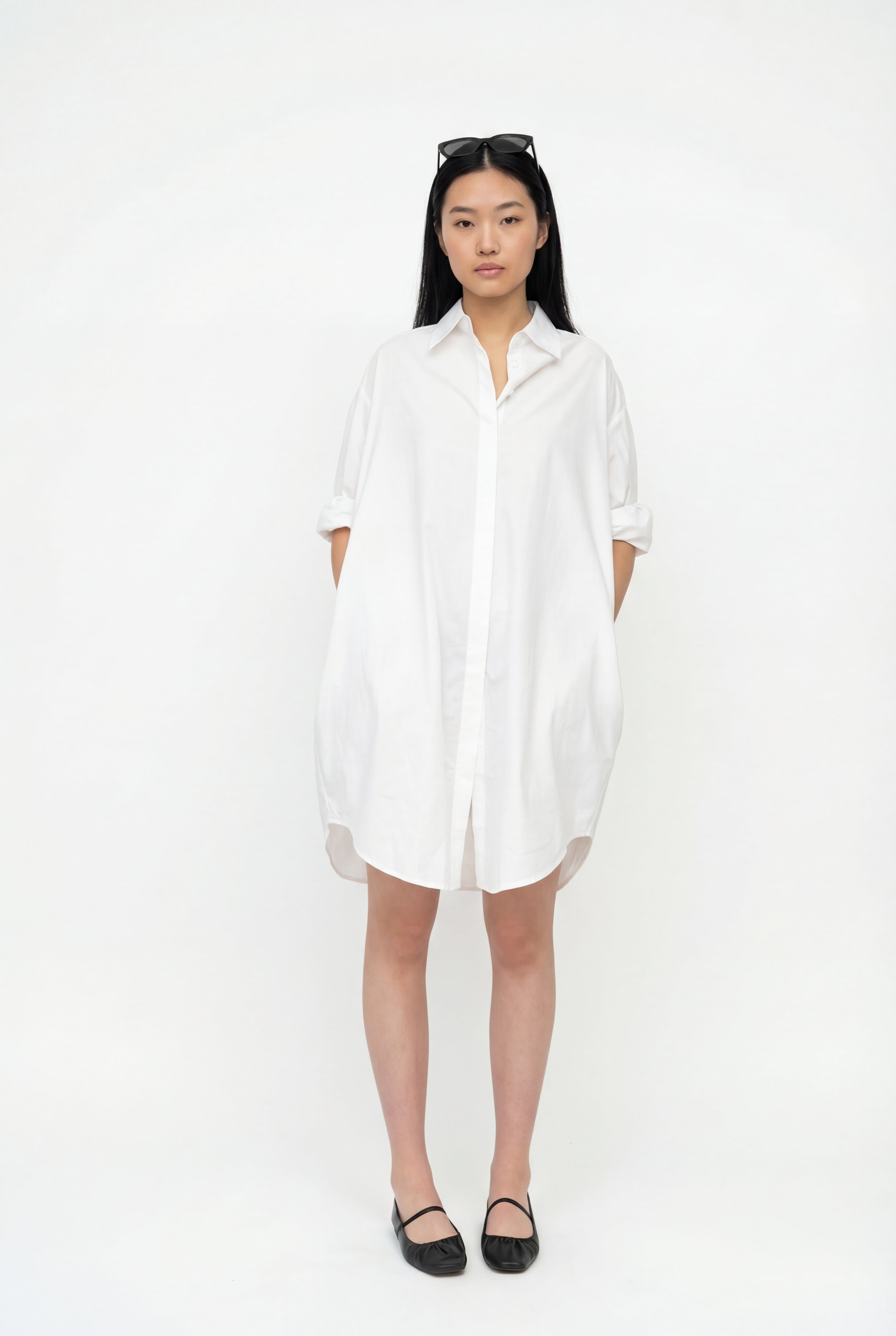 Sophie Caftan - White Cotton - Room 502