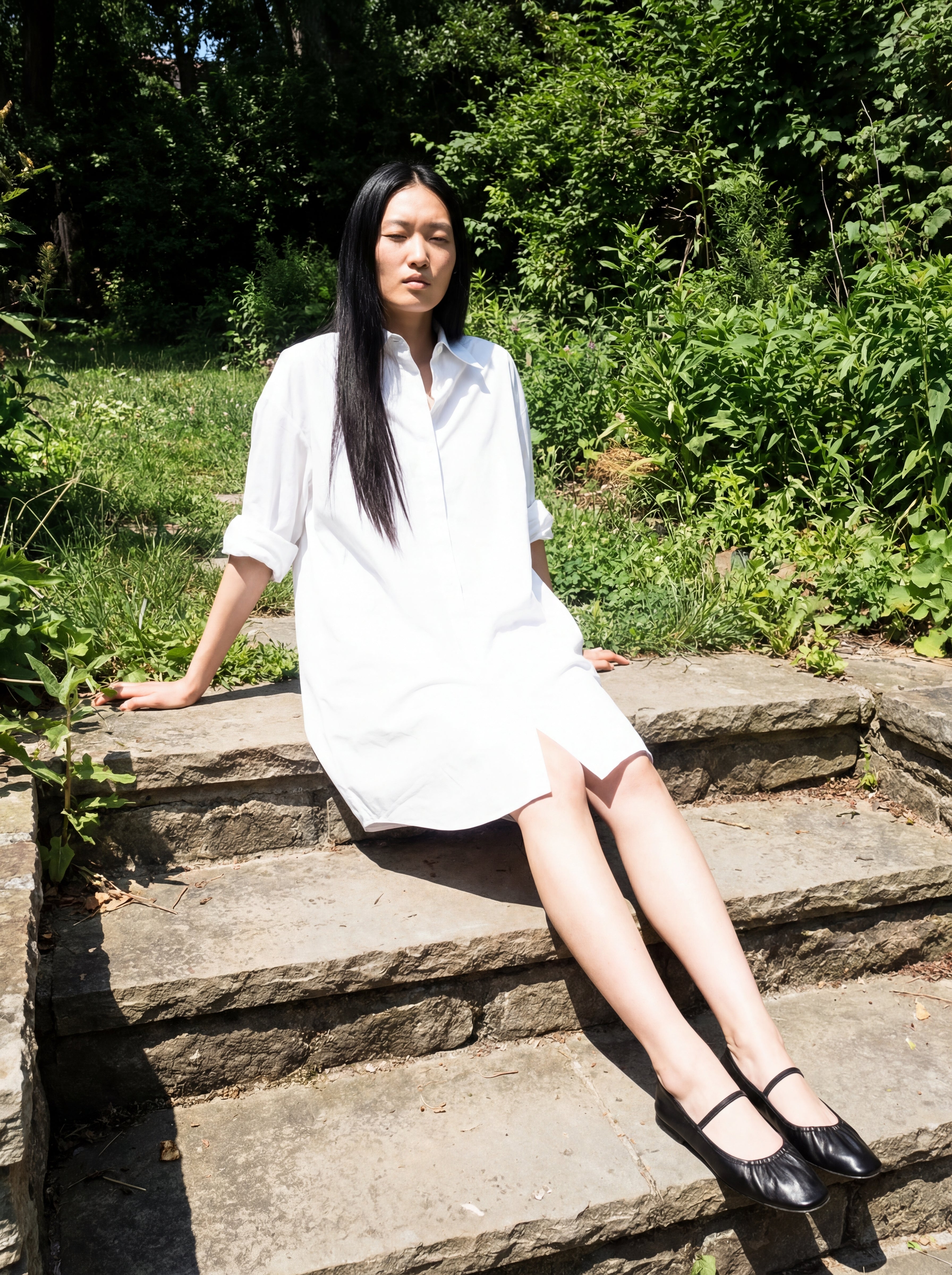 Sophie Caftan - White Cotton - Room 502