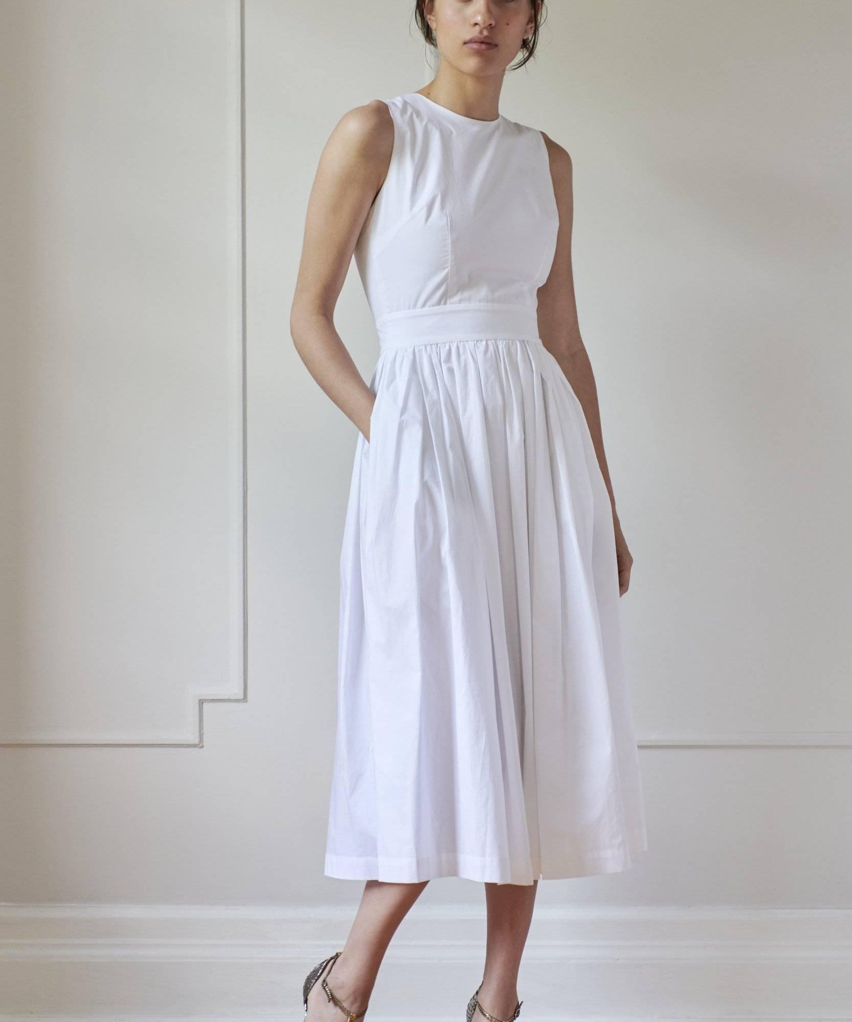 ANNA DRESS MODEL 5 - WHITE - Room 502