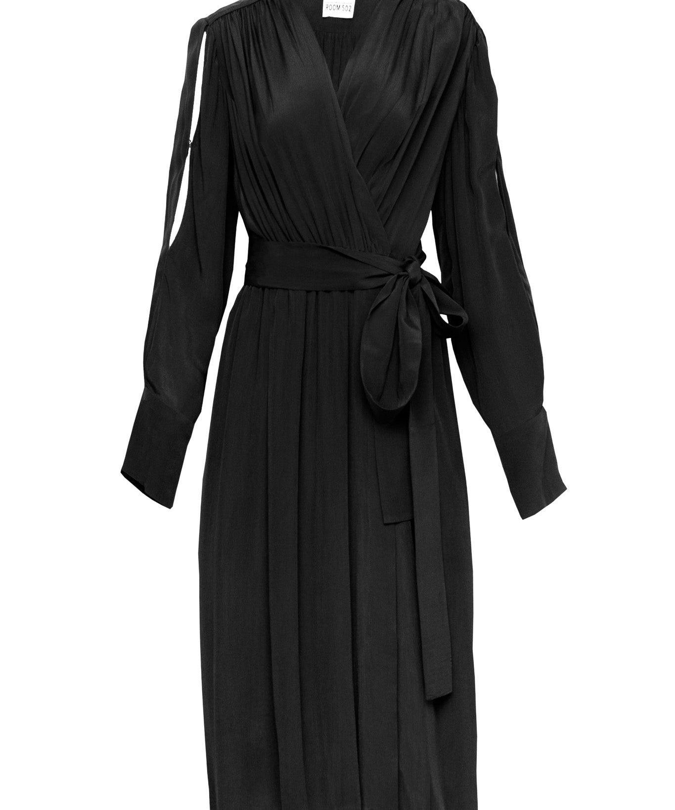 BEATRICE DRESS MODEL 17 - BLACK - Room 502