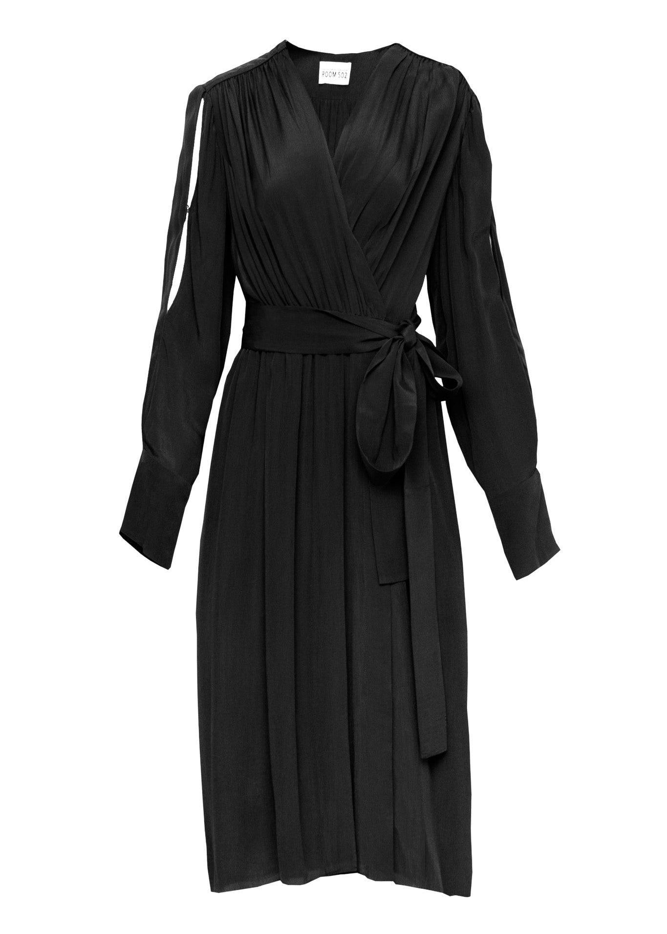 BEATRICE DRESS MODEL 17 - BLACK - Room 502
