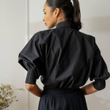 MARIE "EVERYDAY COUTURE SHIRT" MODEL 11 - BLACK - Room 502