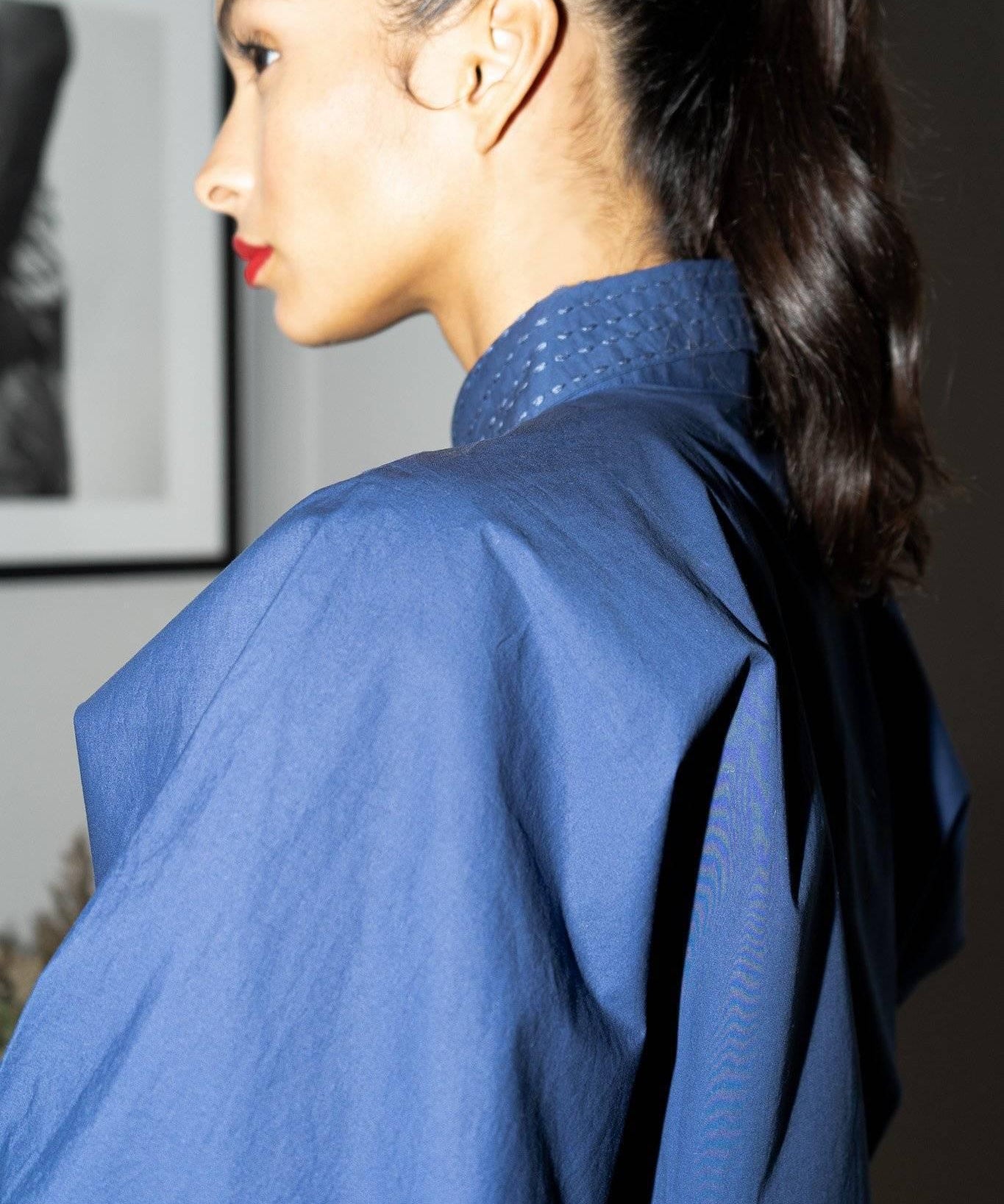 MARIE "EVERYDAY COUTURE SHIRT" MODEL 11 - BLUE - Room 502