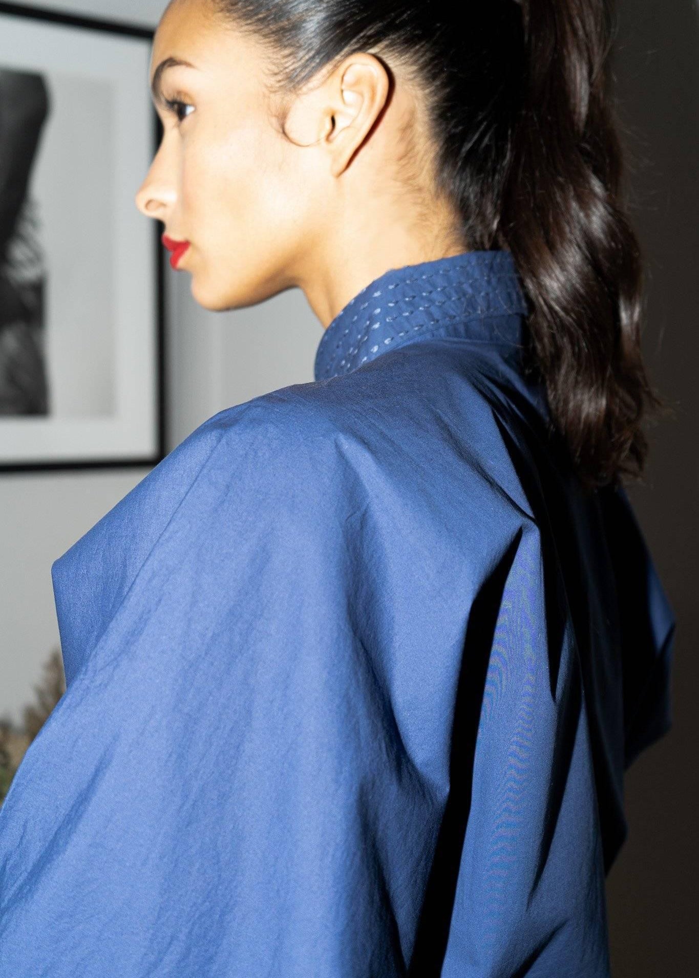 MARIE "EVERYDAY COUTURE SHIRT" MODEL 11 - BLUE - Room 502