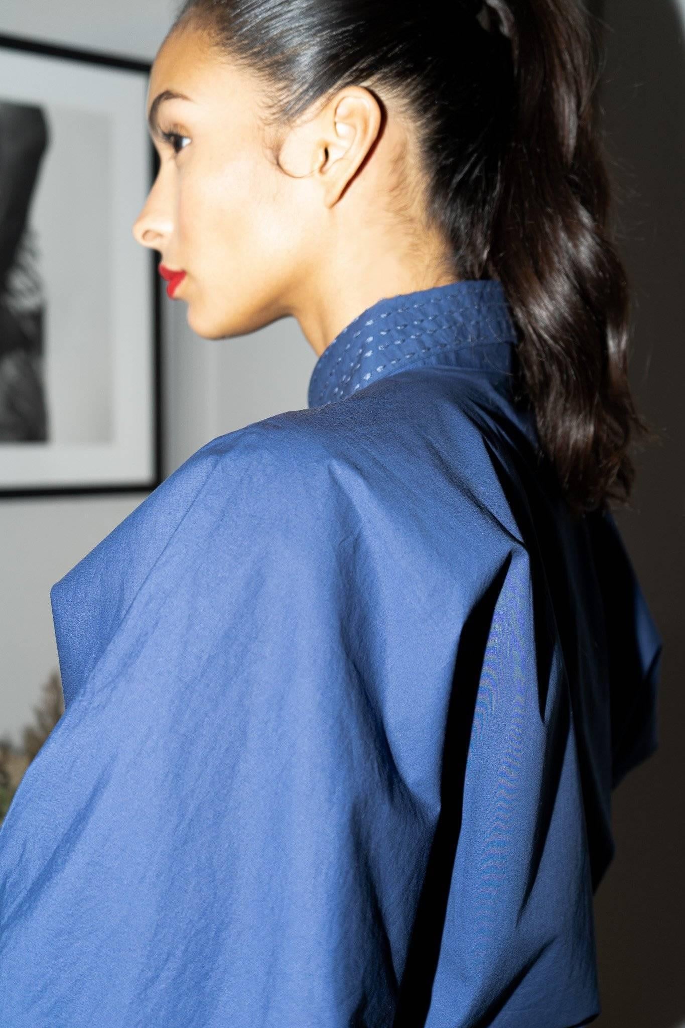 MARIE "EVERYDAY COUTURE SHIRT" MODEL 11 - BLUE - Room 502