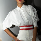 MARIE "EVERYDAY COUTURE SHIRT" MODEL 11 - WHITE - Room 502
