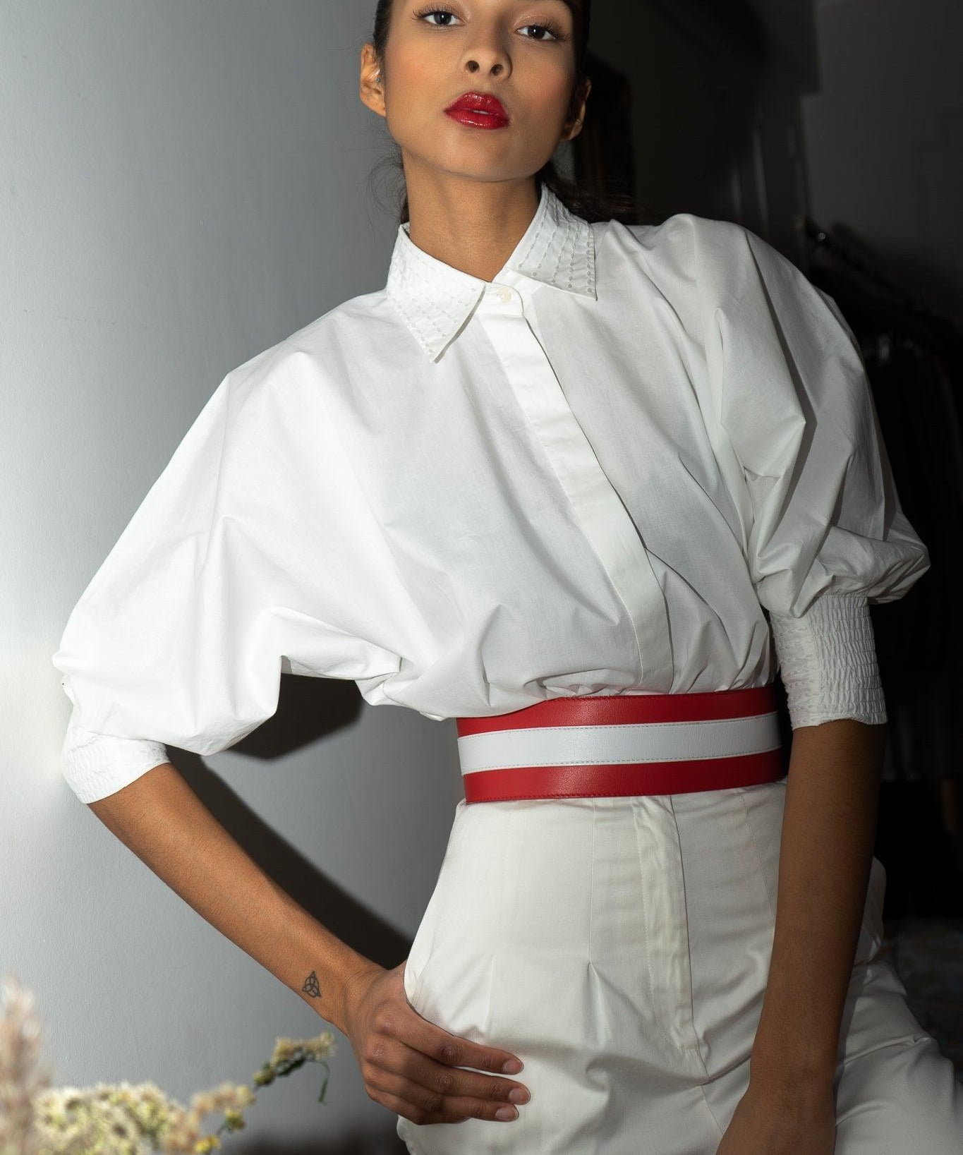 MARIE "EVERYDAY COUTURE SHIRT" MODEL 11 - WHITE - Room 502
