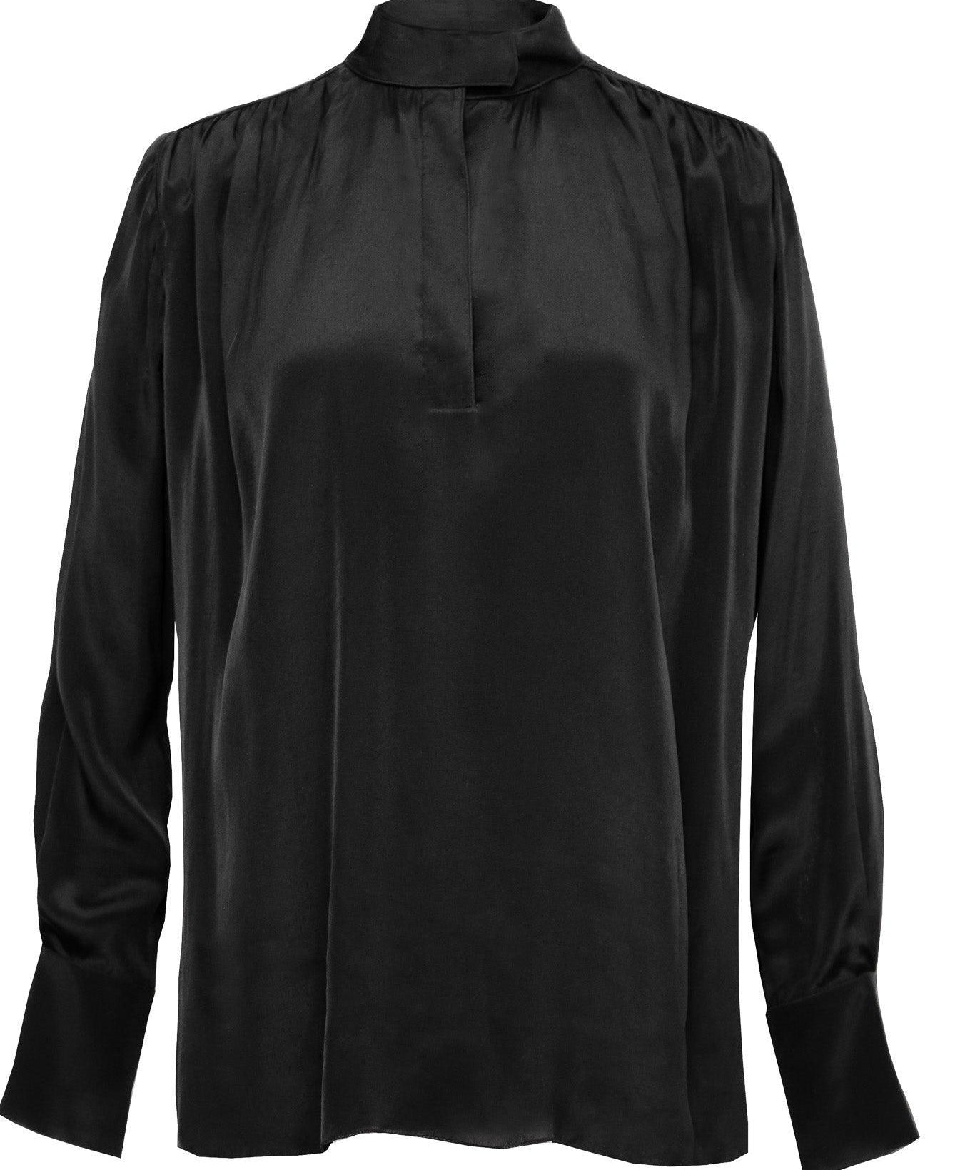 PAULA BLOUSE MODEL 14 BLACK - Room 502