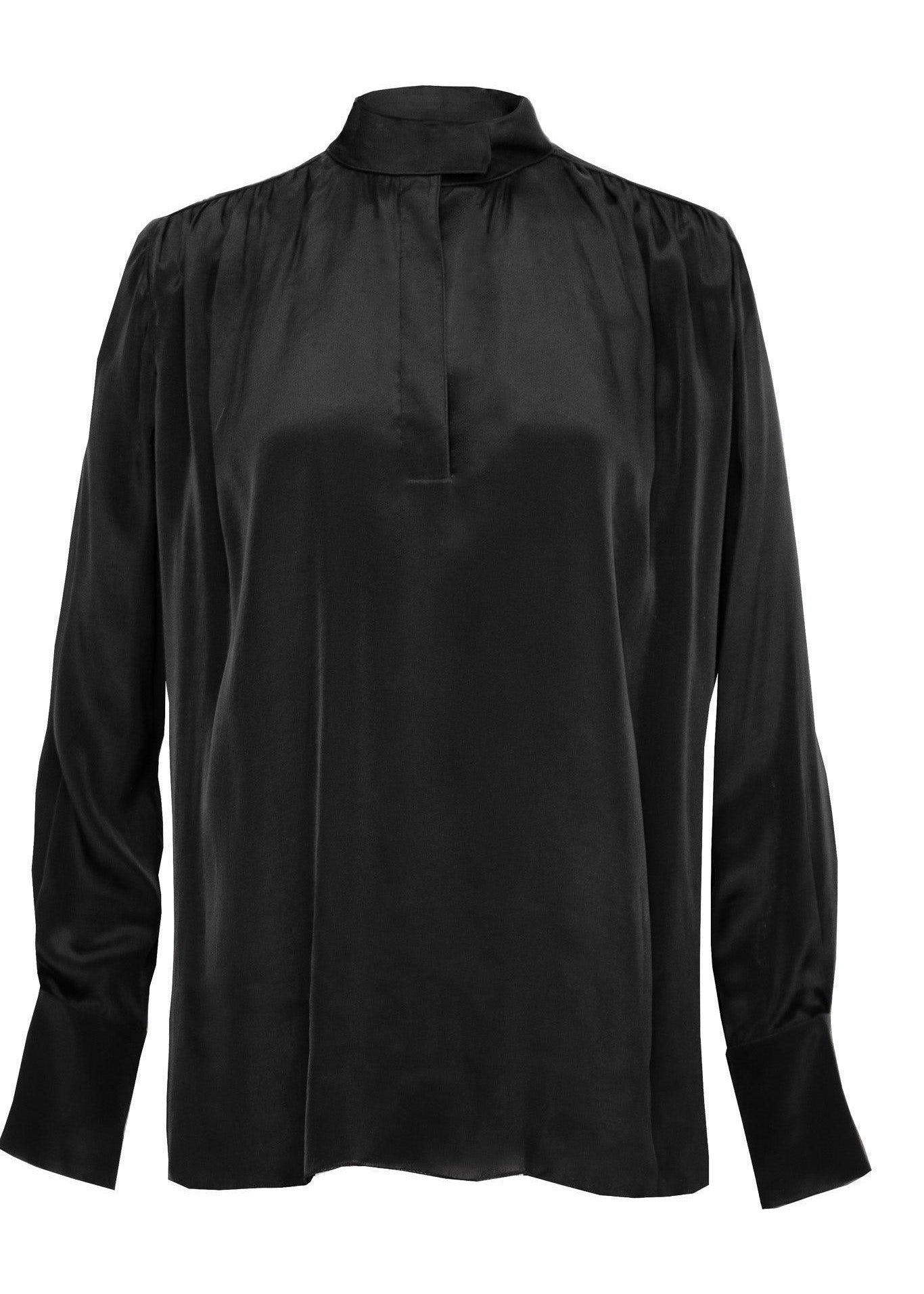PAULA BLOUSE MODEL 14 BLACK - Room 502