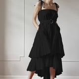 RESORT BEACH DRESS MODEL 7 CLAUDIA - BLACK - Room 502
