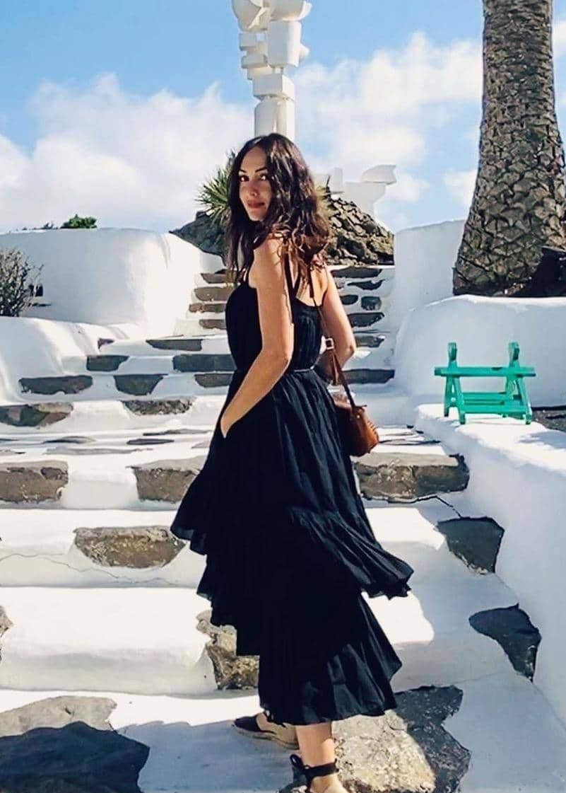 RESORT BEACH DRESS MODEL 7 CLAUDIA - BLACK - Room 502