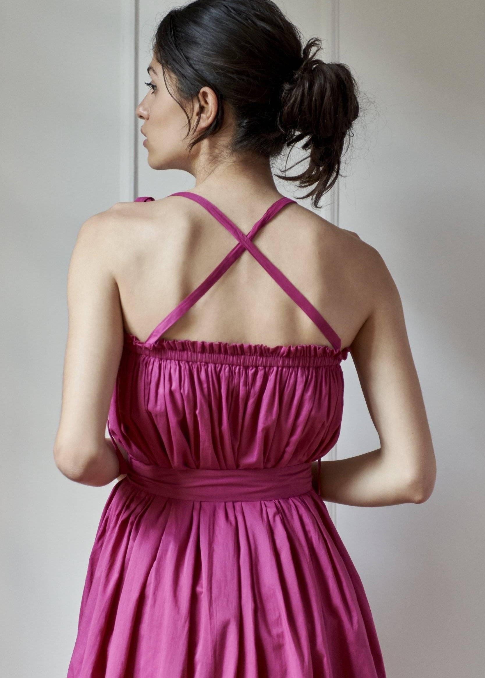 RESORT BEACH DRESS MODEL 7 CLAUDIA - PINK - Room 502