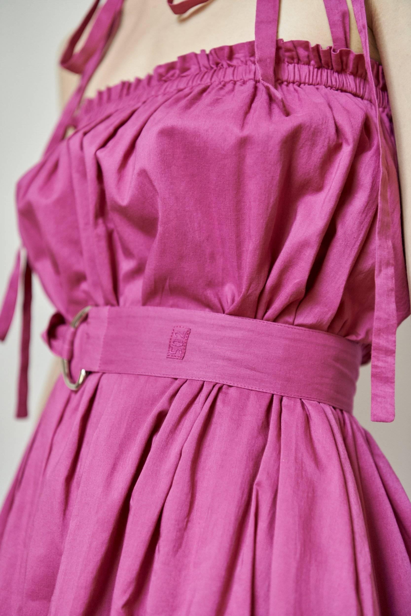 claudia pink dress RESORT BEACH DRESS MODEL 7 CLAUDIA