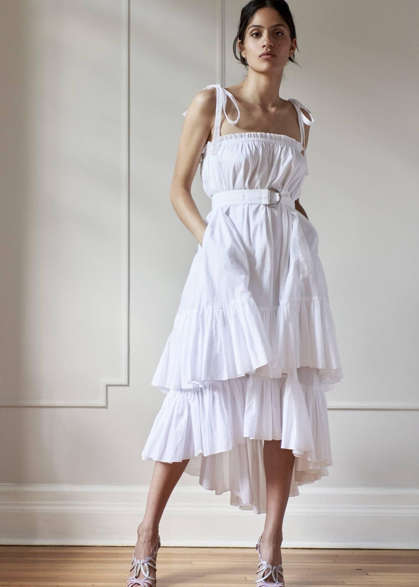 RESORT BEACH DRESS MODEL 7 - WHITE - Room 502