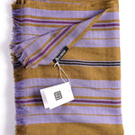 THE TRAVEL SCARF HAND | WOVEN COTTON | MODEL A | PURPLE - Room 502