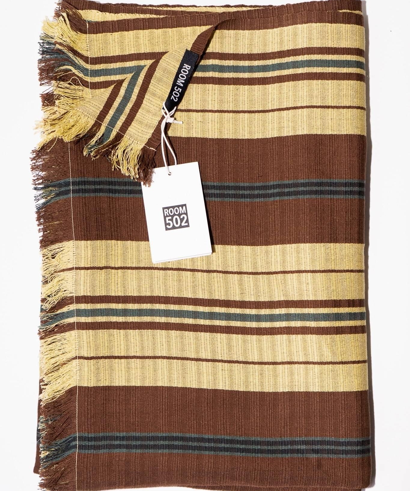THE TRAVEL SCARF | HAND WOVEN COTTON | MODEL B | VANILLA - Room 502