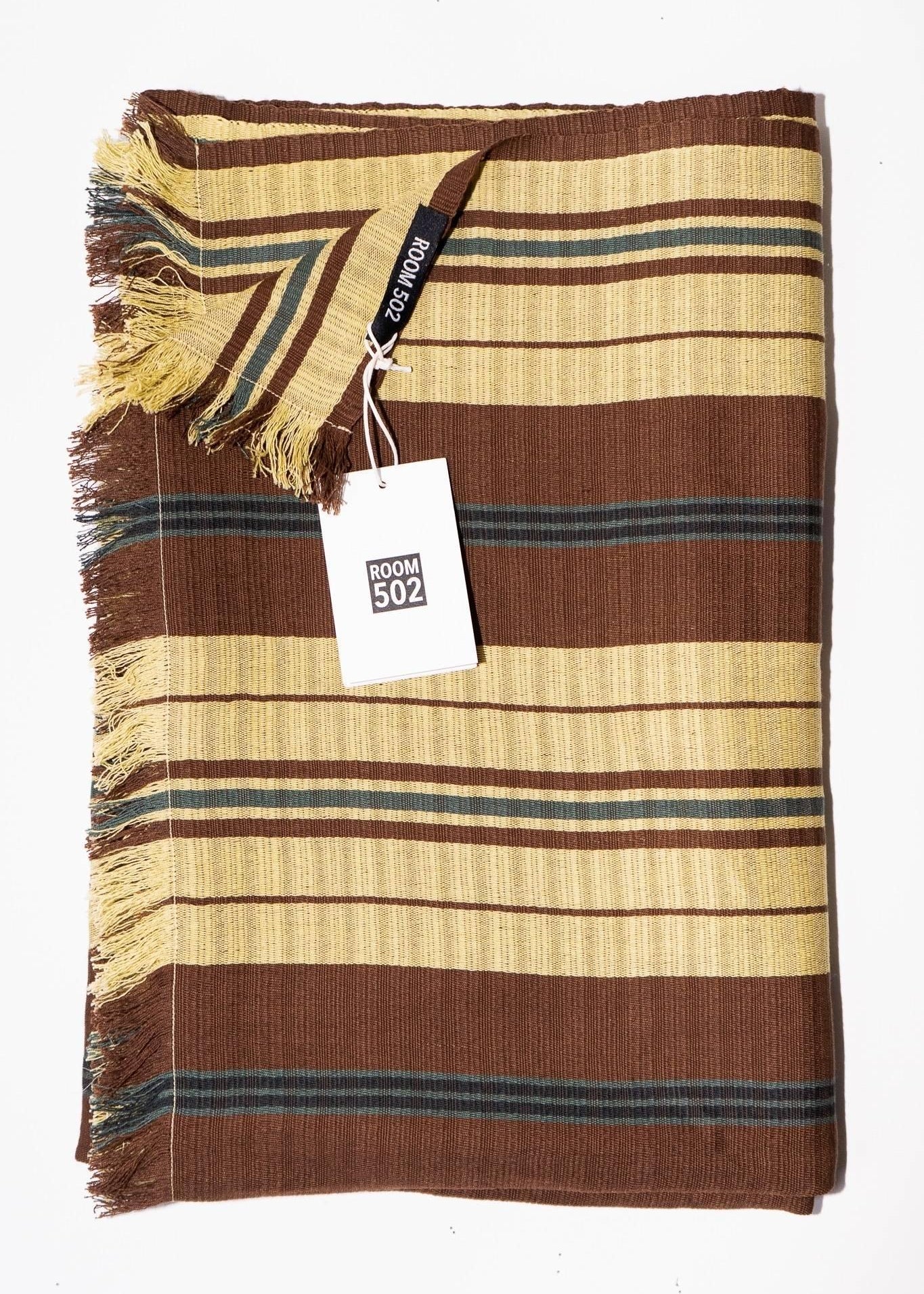 THE TRAVEL SCARF | HAND WOVEN COTTON | MODEL B | VANILLA - Room 502